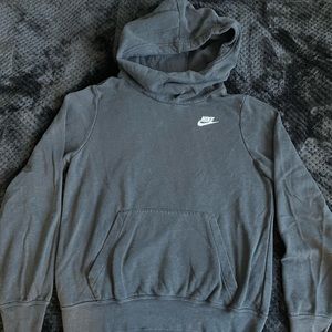 club fleece funnel-neck hoodie